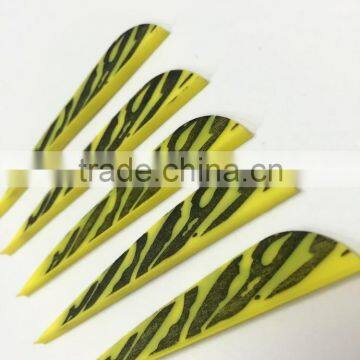 3inch HP Striped Plastic Vanes Archery Rubber Vanes photo-3