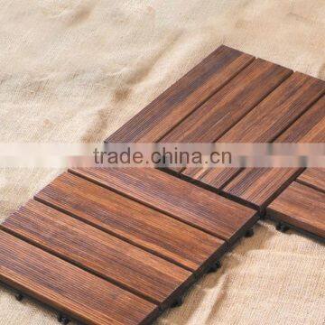 Bamboo Tile Unit Made in China with DIY Design Carbonized Color-KE-OS0825