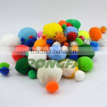 DIY Handmade Crafts Yarn Pompoms For Kids