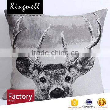 Custom-made cotton linen cushion cover with your own print and size