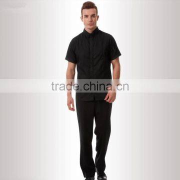 Hotel uniforms Western restaurant waiters and waitresses overalls summer wear short-sleeved fast food