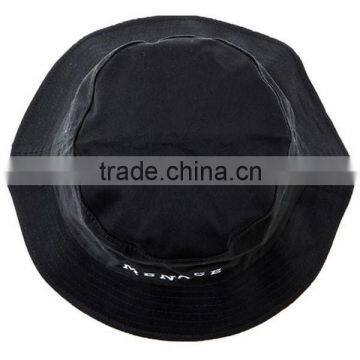 2015 New Design OEM 100% Cotton Black Bucket Hat photo-6