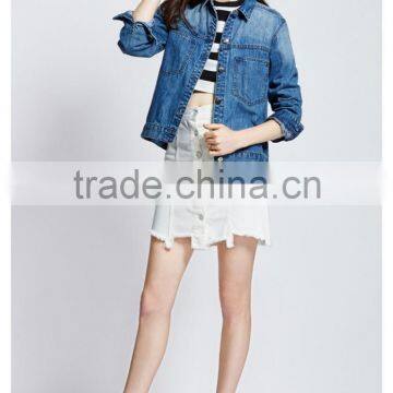 New Arrival Outdoor Winter Bulk Wholesale Loose Jean Jacket Wholesale photo-4