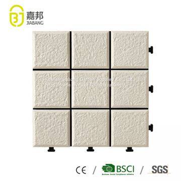 30x30cm Non Slip Roofing Glazed White Ceramic Interlocking Flooring Tile Design in Cheap Price by Chinese Manufacturing photo-2