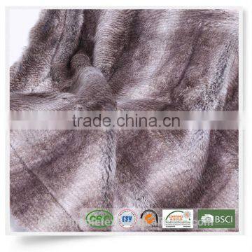 New Style Tip Dyed Faux Fur Blanket Throw Factory Price High Quality Wholesale photo-2