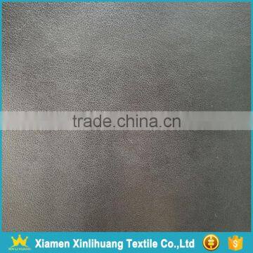 China Manufacture 0.42mm Thin Style Black Pu Synthetic Leather photo-3