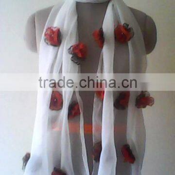 Printed Chiffon Long Scarves photo-2