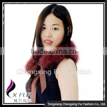 CX-A-46D Cheap and Wholesale Turkey Fur Fashion Fur Collar photo-2