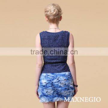 New Models Ladies Garments Fashion Linen Embroidered Dress on Sale photo-2