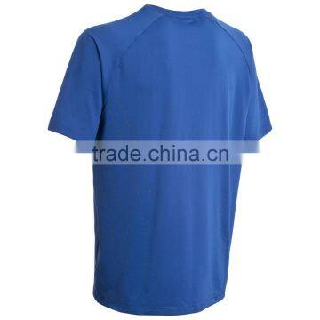 Men's Round Neck Polyester Dri Fit Flat Flock Short Sleeve T-shirt photo-2