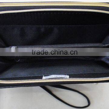 Fashion Hot High Quality pu Leather Rivets Zipper Wallet photo-3