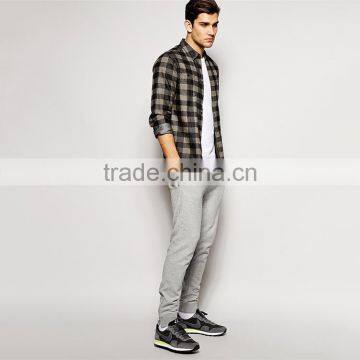 Mens Slim Fit Blank Jogger Pants With Zippered Hem Wholesale Blank Jogger Pants photo-3