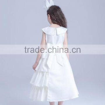 2017 Children Dress Embroidery Design Child Long Wedding Dress photo-6