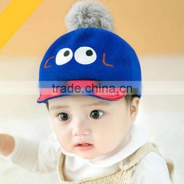 TC17003 Wholesale Fancy Baby Winter Hats New Fashion Warm Baby Circket Cap photo-2