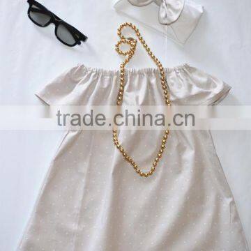 Children's Boutique Clothing Wholesale Little Girl Summer Grey Dress Girls Birthday Party Dresses photo-2