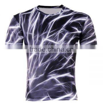 China Clothing Factory OEM T-shirt Polyester Sublimation Print T Shirt