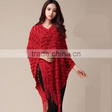 Latest design different color choice women batwing sleeve solid stitching knit cardigan new sweater