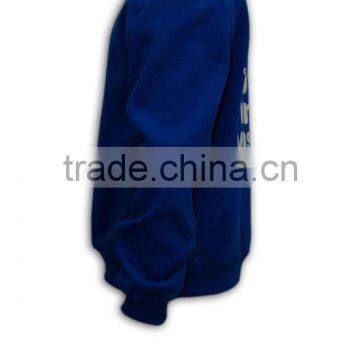 Great Workmanship Blue Thick Fleece Pullover Crewneck Sweatshirt photo-3