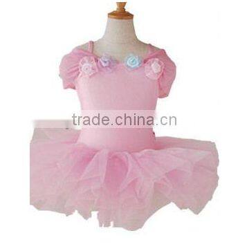 baby girl's pink cute tutu-Adorable chevron baby girl dress wholesale floral print girls dress