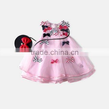 Unique Design Hot Sale Baby Girls Party Wear Dress photo-3