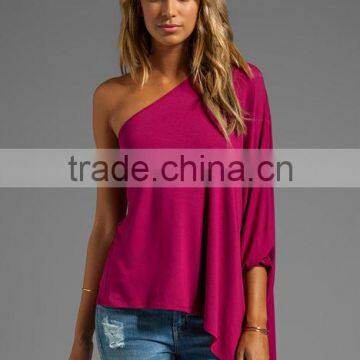 one shoulder tops