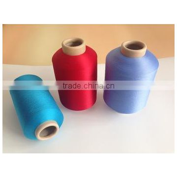 50D/24F semi dull Taffeta polyester fiber for label