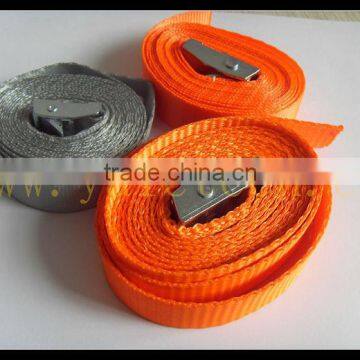 orange endless 25 mm cam buckle tie down straps/lashing strap/luggage strap/cargo lashing TUV GS approval