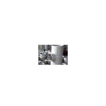 White Stainless Steel Reducing Tee,Butt Welded Pipe Fittings