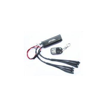 Single Color Dual-way Control Box Female Plug 6 Ch Output For Motorcycle LED Lights
