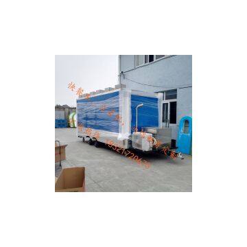 TELESCOPE hot dog food truck trailer crepe mobile food van grinddle fast food cart