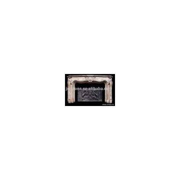 fireplace (stone fireplace)