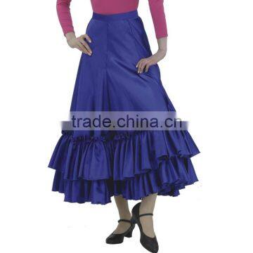 Flamenco double ruffled skirt. Lady flamenco skirt