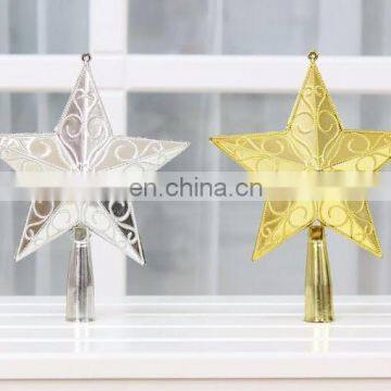 Christmas Tree Ornaments Dimensional Pattern Topstar Christmas Star Top Christmas tree Decoration Accessories Party Supplies