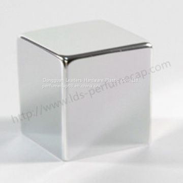 Silver square aluminum cover