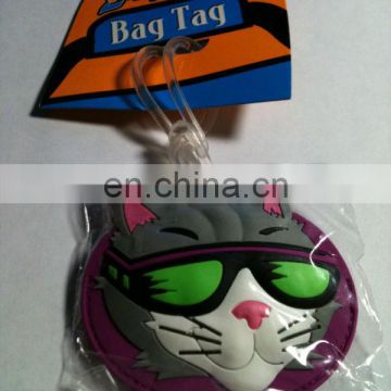 SpaceCat cool tag for airline Rubber Baggage Label