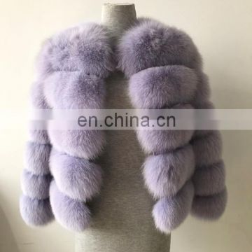 2017 genuine fox fur jacket outwear fur garment