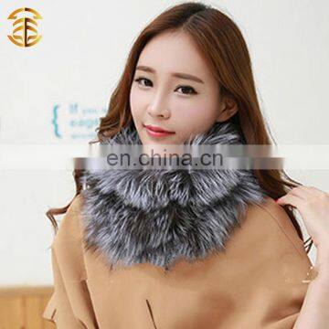 Winter Warm Real Fox Fur Ladies Fashion Neck Warmer Scarves