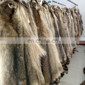 High quality natural raccoon fur/skins material for skin