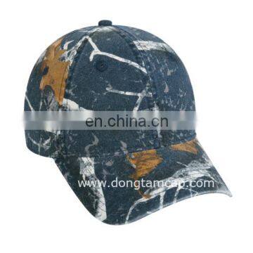 Camo Fashion Cap 100% cotton twill