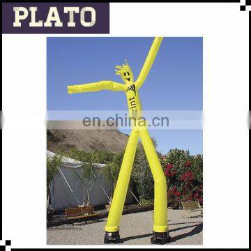 Yellow inflatable air dancer with sprint printed/advertising plastic air dancer for racing