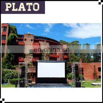 20ft Blake and white inflatbae giant screen advertising screen balloons for events