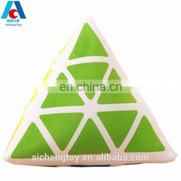 soft plush dice toys cushion /triangle kids educational toys