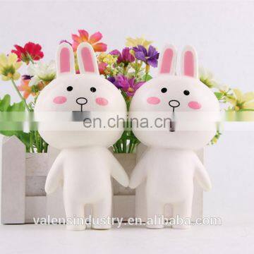 Top Selling Anti Stress Soft PU squishy Kawaii slow rising Cute Rabbit toys for Female Mobile phone/Handbag pendant