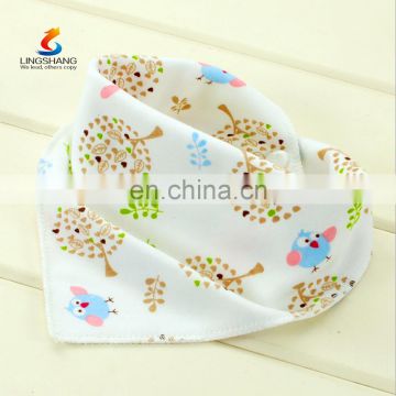 Fashion Waterproof Easy Washable printed baby bibs bandana