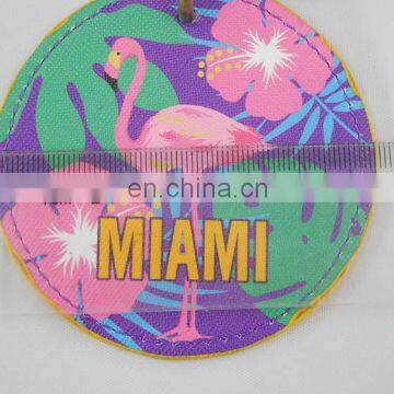 Eco Friendly Manufacturers Colorful Leather Keychain With Logo photo-2