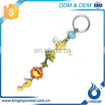 Ornament Souvenir Item Logo Printable Custom Blank Metal Wholesale Key Chains Keyring Keychain