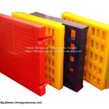 polyurethane dewatering/vibrating/shaking screen/mesh panel