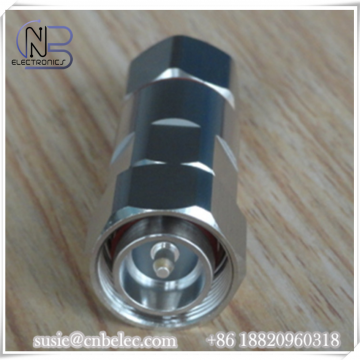 RoHS 4.3/10 MINI DIN Male RF Feeder Connectors Made by Fined Copper Alloy For 1/2 photo-2