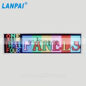 LANPAI new style high quality running message display led sign