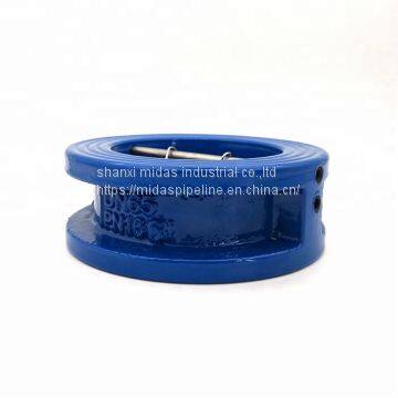 China Cast Ductile Iron Wafer Type Double Door Check Valve Manufacturer photo-5